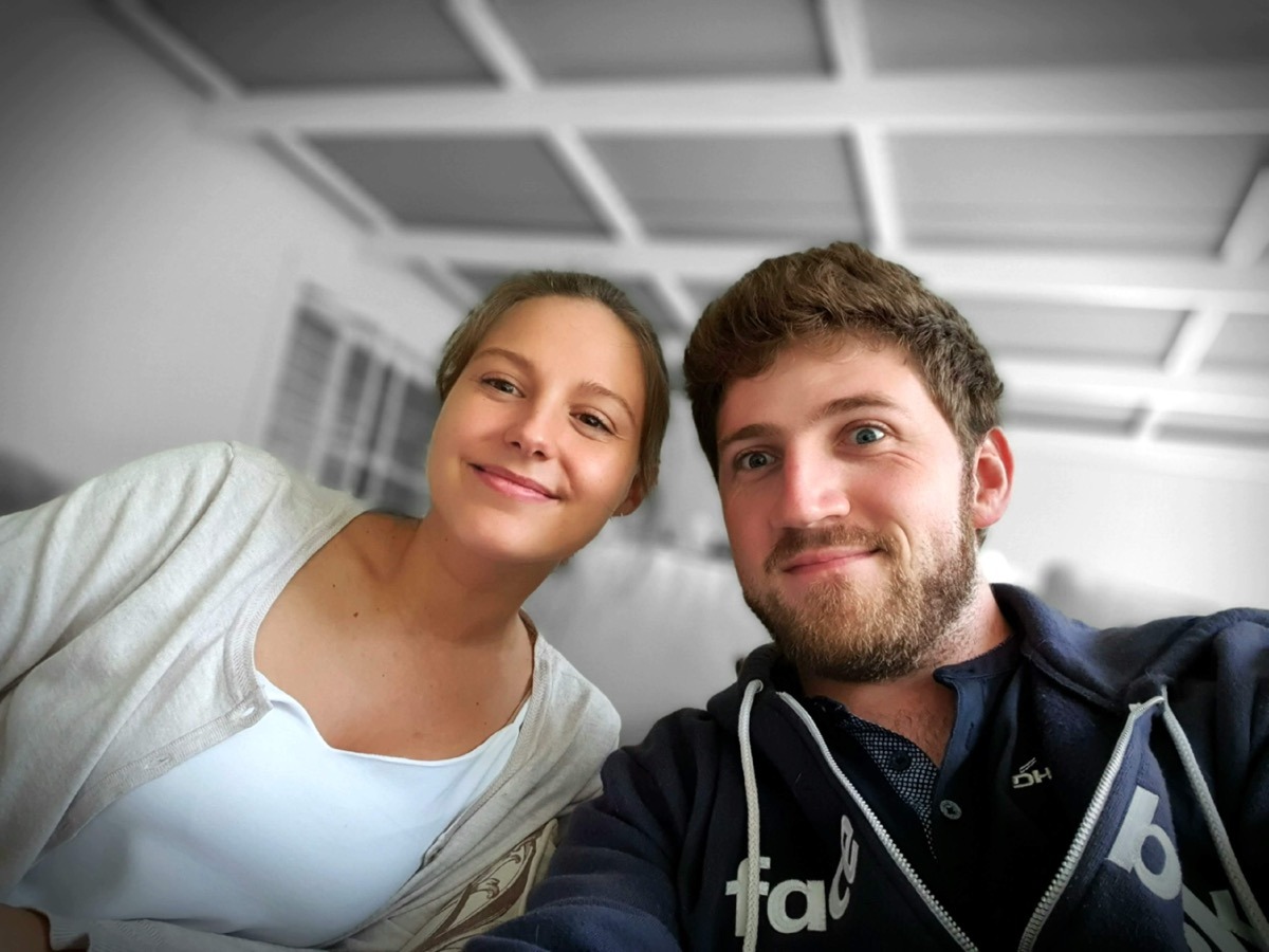 Michane and Ross in South Africa